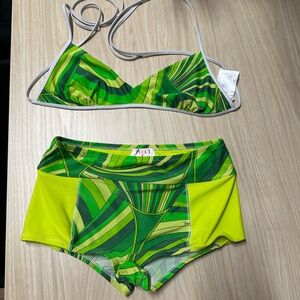 Pucci Iride print bathing suit